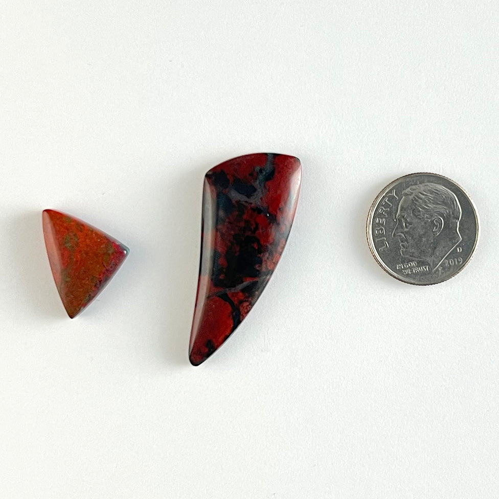 Sonora Sunrise - Two Cabochons - Custom Cuts