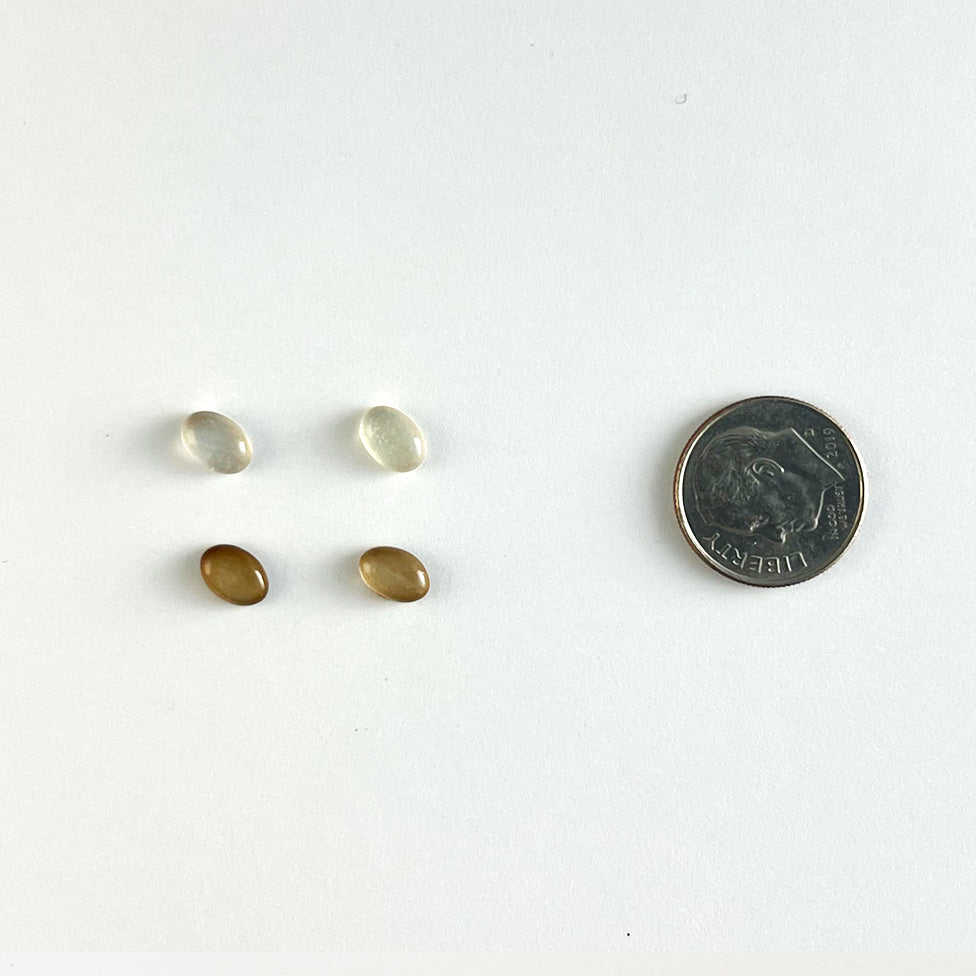 Moonstone Cabochons - Oval - Set of 4
