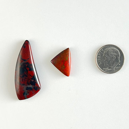 Sonora Sunrise - Two Cabochons - Custom Cuts