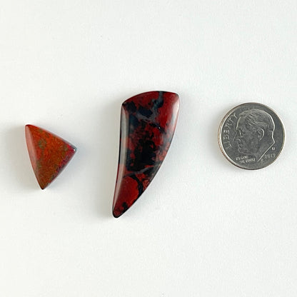 Sonora Sunrise - Two Cabochons - Custom Cuts