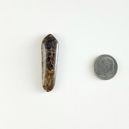 Turkish Stick Agate - Cabochon - Custom Cut - 40 x 12 x 5.4