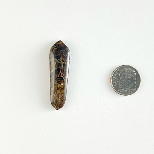 Turkish Stick Agate - Cabochon - Custom Cut - 40 x 12 x 5.4