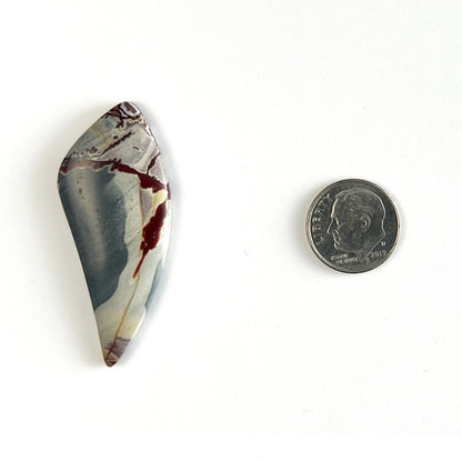 Sonoran Dendritic Rhyolite - Cabochon - Custom JFH Cut - 49 mm x 21 mm x 4.9 mm