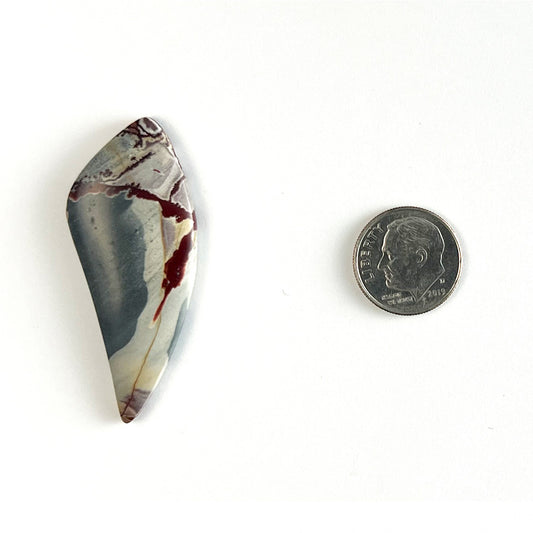 Sonoran Dendritic Rhyolite - Cabochon - Custom JFH Cut - 49 mm x 21 mm x 4.9 mm
