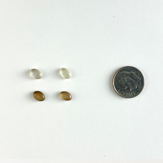 Moonstone Cabochons - Oval  - Set of 4